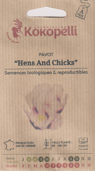 Opievallmo "Hen and Chickens"
